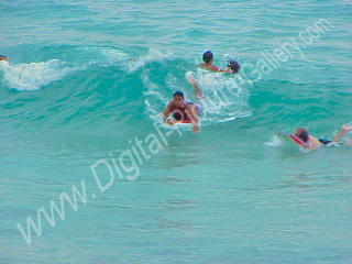 Boogie Boarding, Kailua-Kona, Big Island, Hawaii