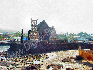 Ahu'ena Heiau, Kailua-Kona, Big Island, Hawaii 