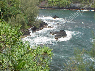 Rocky Beach, Onomea Bay, Hamakua Coast, Big Island, Hawaii