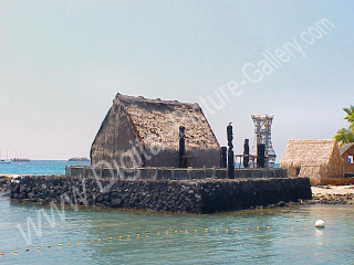 Ahu'ena Heiau, Kailua-Kona, Big Island, Hawaii