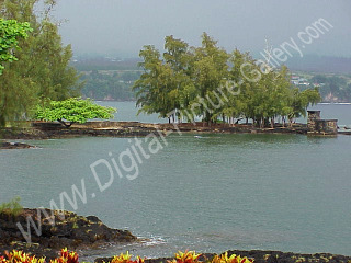 Overcast Hilo Bay, Big Island, Hawaii