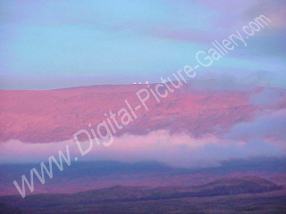 Astronomical Observatories on top of Mauna Kea, Big Isle, Hawaii