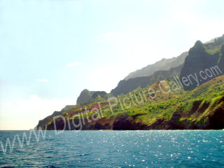 Hanakoa Coastline, Na Pali, Kauai, Hawaii