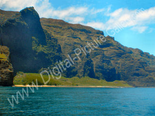 Nu'alolo Kai Beach, Na Pali Coast, Kauai, Hawaii