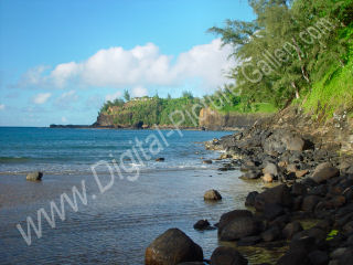 Kalihiwai Bay, Kilauea, Kauai, Hawaii