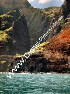 Awa'awapuhi Valley, Na Pali Coast, Island of Kauai, Hawaii