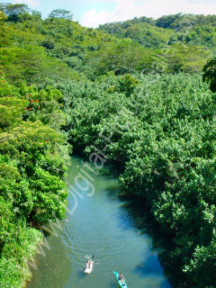 Kalihiwai River, North Shore, Kauai, Hawaiian Islands 
