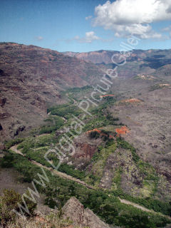 Waimea Canyon, South Side, Island of Kauai, Hawaii 