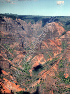 Waimea Canyon, South Side, Island of Kauai, Hawaii 