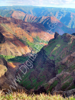 Waimea Canyon, South Side, Island of Kauai, Hawaii 