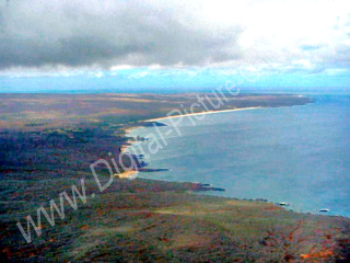 Aerial Western End, Molokai, Hawaii
