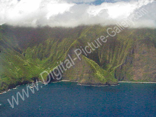 Haupu Bay, North East Molokai, Hawaii