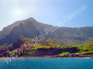East and Central Sides of Kalalau Valley Na Pali Coast, Kauai, Hawaii