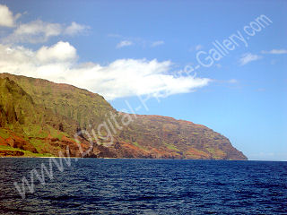 Na Pali Coast from Kalalau Kai to Nu'alolo Kai, Kauai, Hawaii
