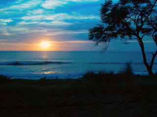 Sunset, Kahe Coast, Leeward Side of Oahu, Hawaii